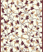 Vine and Leaf Traditional Pattern Rug
