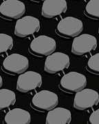 3D Abstract Disc Pattern Rug