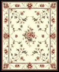 Classic Floral Scrollwork Pattern Rug