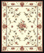 Classic Floral Scrollwork Pattern Rug
