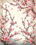 Pink Cherry Blossom branches Rug