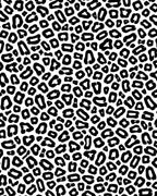 Bold Black Animal Print Pattern Rug