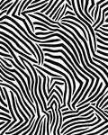 Abstract Zebra Print Pattern Rug