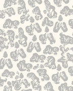 Abstract Swirl Patterned Neutral Rug