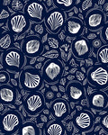 White Shell Garden Pattern Design Rug