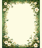 Vine Botanical Floral Garden Rug