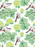 Whimsical Birds Spring Flowers Design Rug