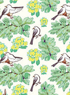 Whimsical Birds Spring Flowers Design Rug