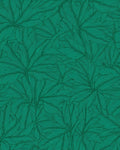 Emerald Leafy Intricate Pattern Rug