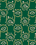 Whimsical Abstract Floral Pattern Rug