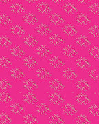 Pink Abstract Figures Pattern Rug