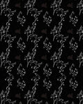 Elegant Gray Floral Vine Pattern Rug