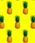Bright Yellow Pineapple Pattern Rug