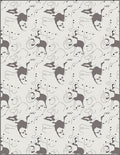 Abstract Sketchy Animal Pattern Design Rug
