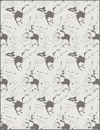 Abstract Sketchy Animal Pattern Design Rug