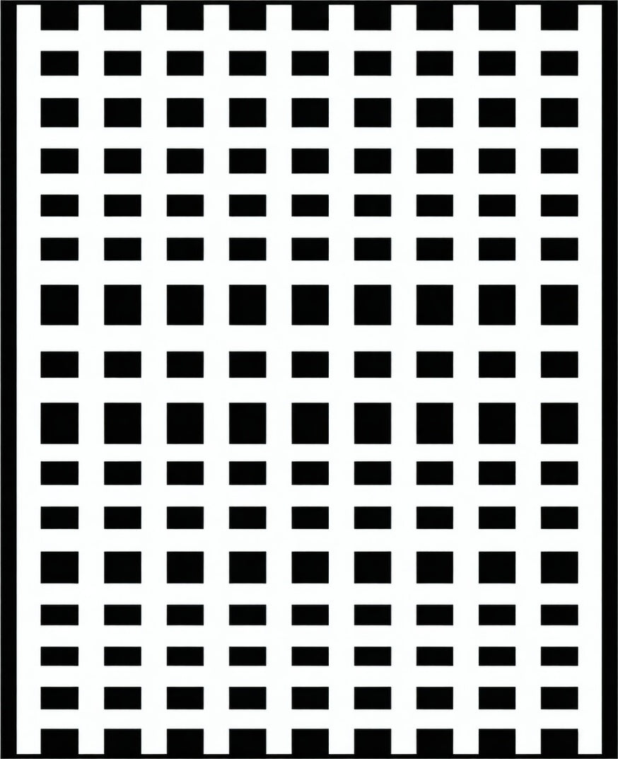 Bold Geometric Grid Pattern Rug