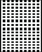 Bold Geometric Grid Pattern Rug