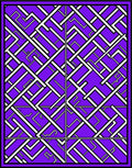 Interlocking Geometric Pattern Rug