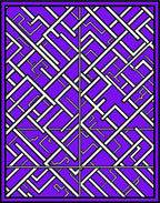 Interlocking Geometric Pattern Rug