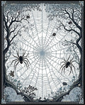 Spooky Spiderweb Woods Design Rug