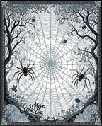 Spooky Spiderweb Woods Design Rug