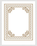 Classic Scroll Geometric Pattern Rug