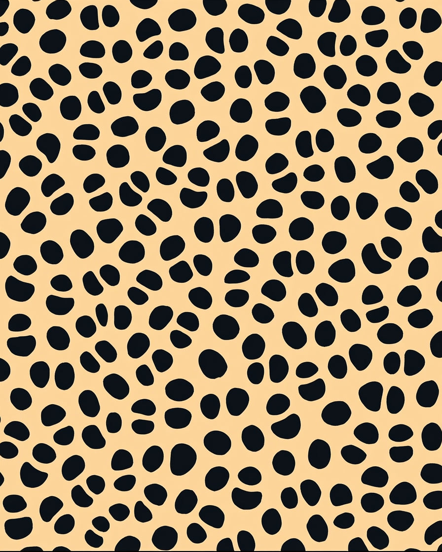 Abstract Spotted Animal Print Rug