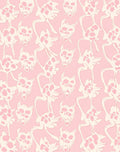 Ethereal Pink Cream Abstract Pattern Rug