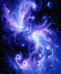 Cosmic Swirls Starry Night Rug