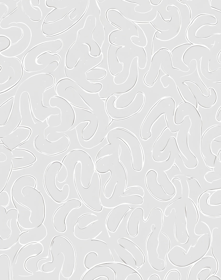 Abstract Organic Swirl Pattern Rug
