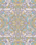 Ornate Soft Pastel Mandala Design Rug
