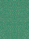 Green Vintage Ornate Pattern Rug