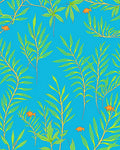 Oceanic Underwater Flora Fauna Design Rug