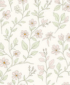 Botanical Art Floral Pattern Rug
