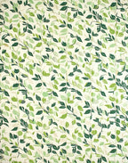 Green Leafy Vine Pattern Rug