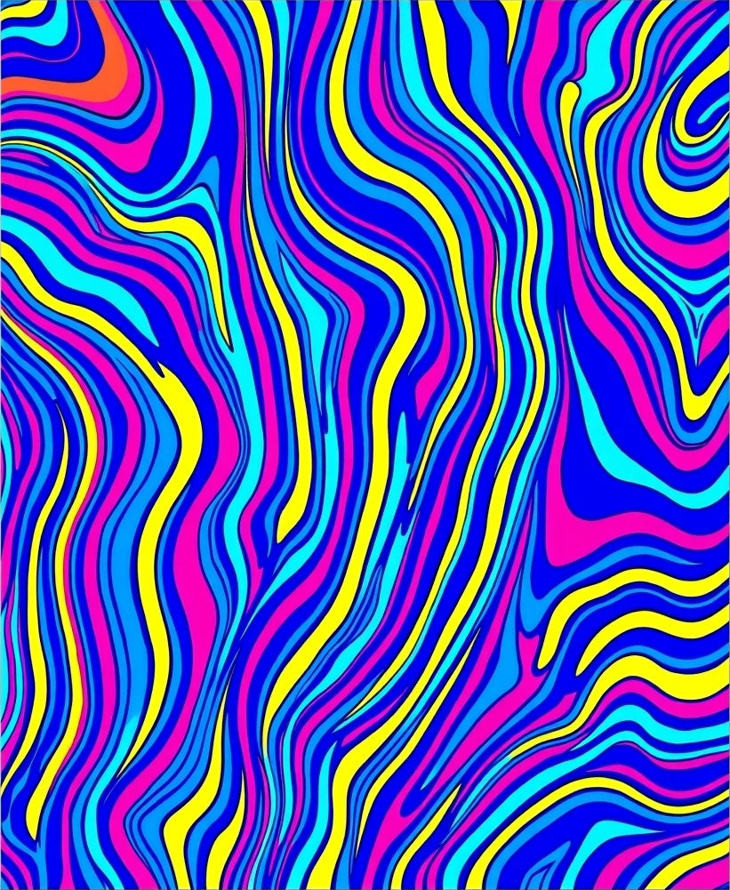 Vibrant Swirl Abstract Pattern Rug