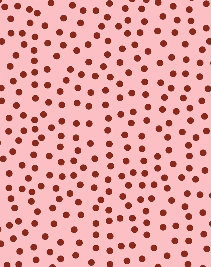 Pink Dots Pattern Rug