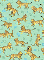 Exotic Tiger Blossom Pattern Rug