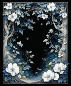 Whimsical Floral Woodland Charm Rug