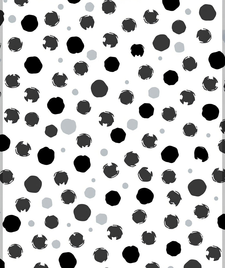 Scattered Dot Pattern Design Rug