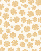 Numerous Floral Pattern Cream Rug