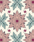 Vintage Pastel Floral Pattern Rug