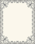 Classic Ornamental Flourish Design Rug