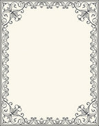 Classic Ornamental Flourish Design Rug