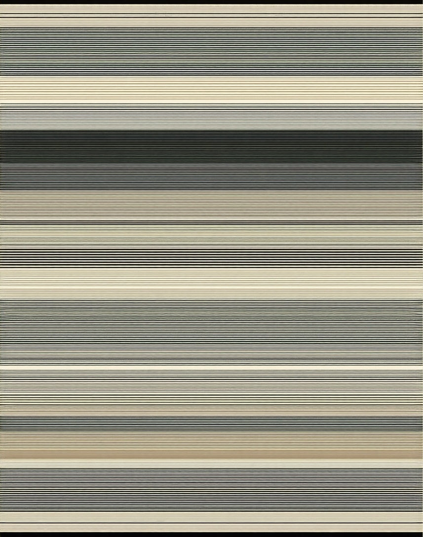 Modern Striped Linear Design Rug