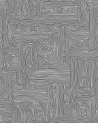 Monochrome Abstract Line Art Design Rug