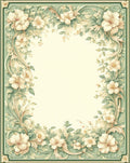 Elegant Floral Swirl Vintage Pattern Rug