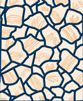 Abstract Organic Tessellation Pattern Rug