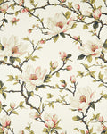 Classic Magnolia Blossom Branch Pattern Rug