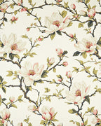 Classic Magnolia Blossom Branch Pattern Rug